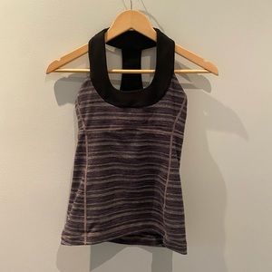Lululemon stripped tank top size 4